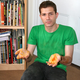 Leo Kline has no recollection of how the mysterious condiment got on his hands.